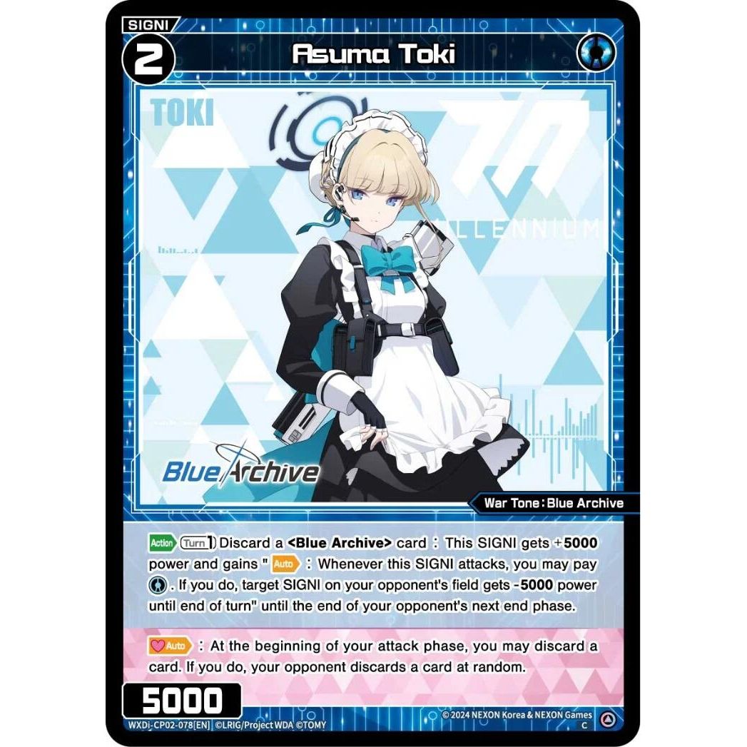 Image for Asuma Toki (WXDi-CP02-078[EN]) (WXDi-CP02) - WIXOSS