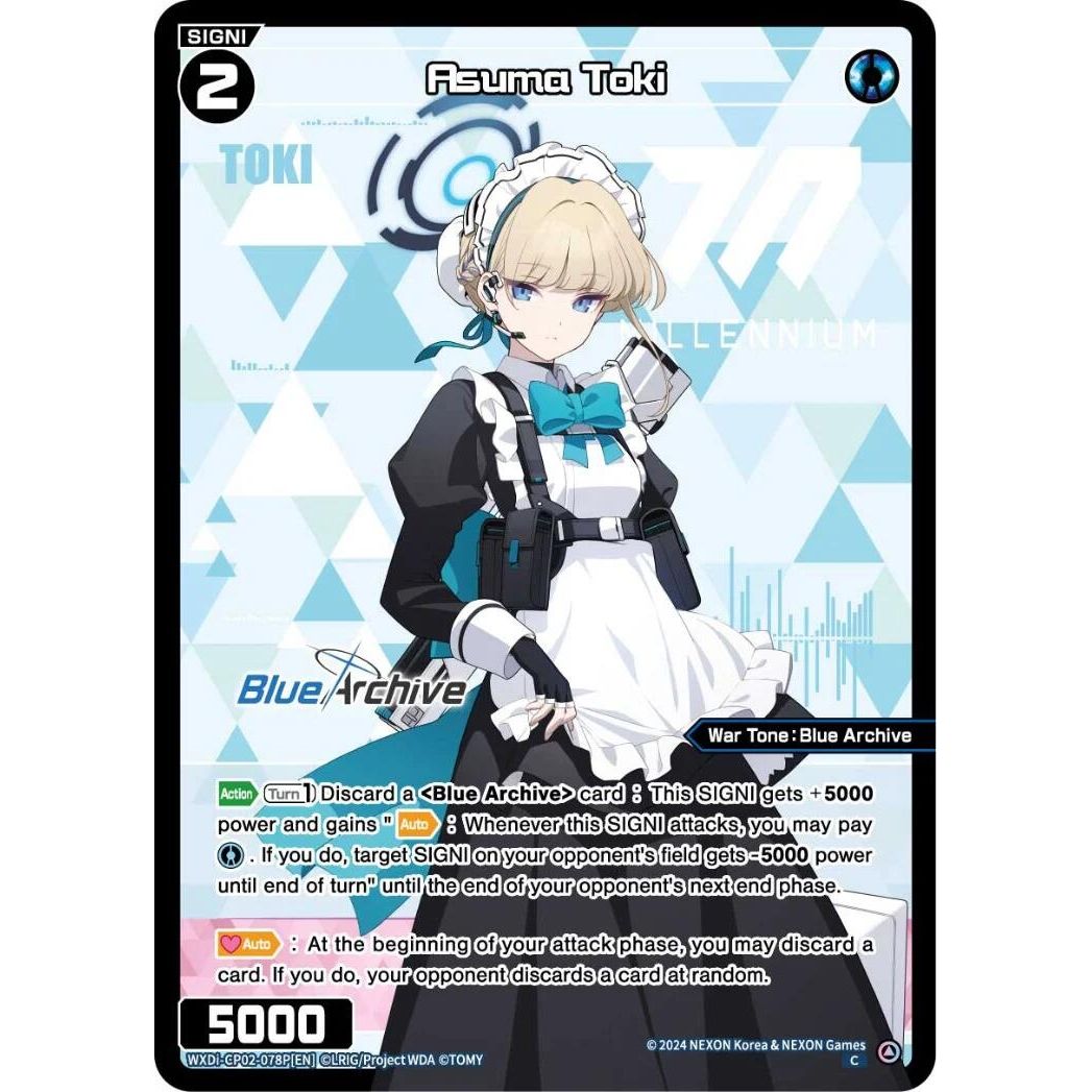 Image for Asuma Toki (Parallel) (WXDi-CP02-078P[EN]) (WXDi-CP02) - WIXOSS