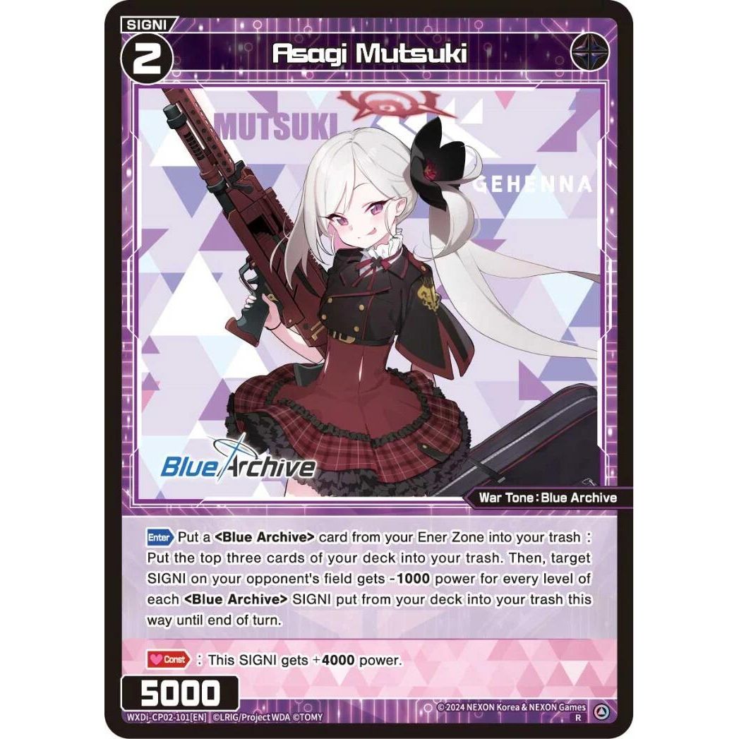 Image for Asagi Mutsuki (WXDi-CP02-101[EN]) (WXDi-CP02) - WIXOSS