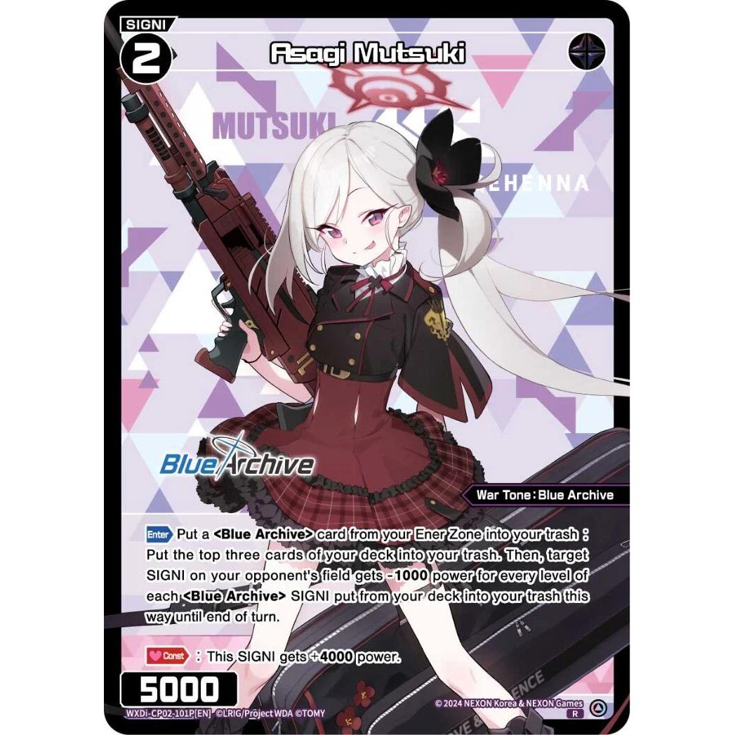 Image for Asagi Mutsuki (Parallel) (WXDi-CP02-101P[EN]) (WXDi-CP02) - WIXOSS
