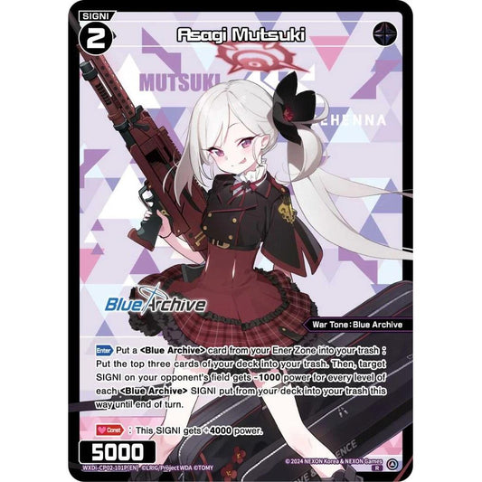 Image for Asagi Mutsuki (Parallel) (WXDi-CP02-101P[EN]) (WXDi-CP02) - WIXOSS