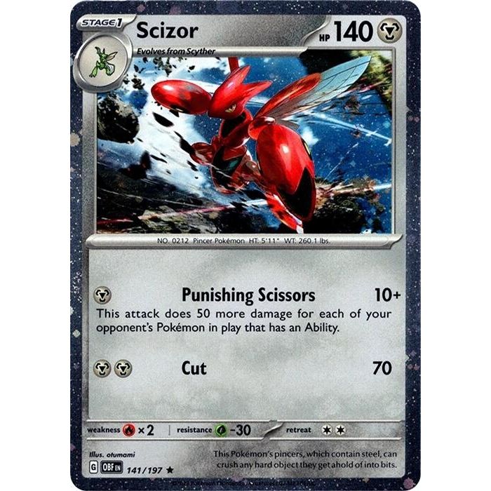 Image for Scizor - 141/197 (Cosmos Holo) (141/197) (MCAP) - Pokemon