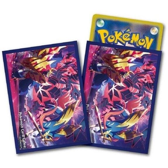 Image for Pokemon TCG: Pokemon Center Japan Exclusive Card Sleeves - Zacian, Zamazenta and Eternatus (64-Pack) - Card Sleeves