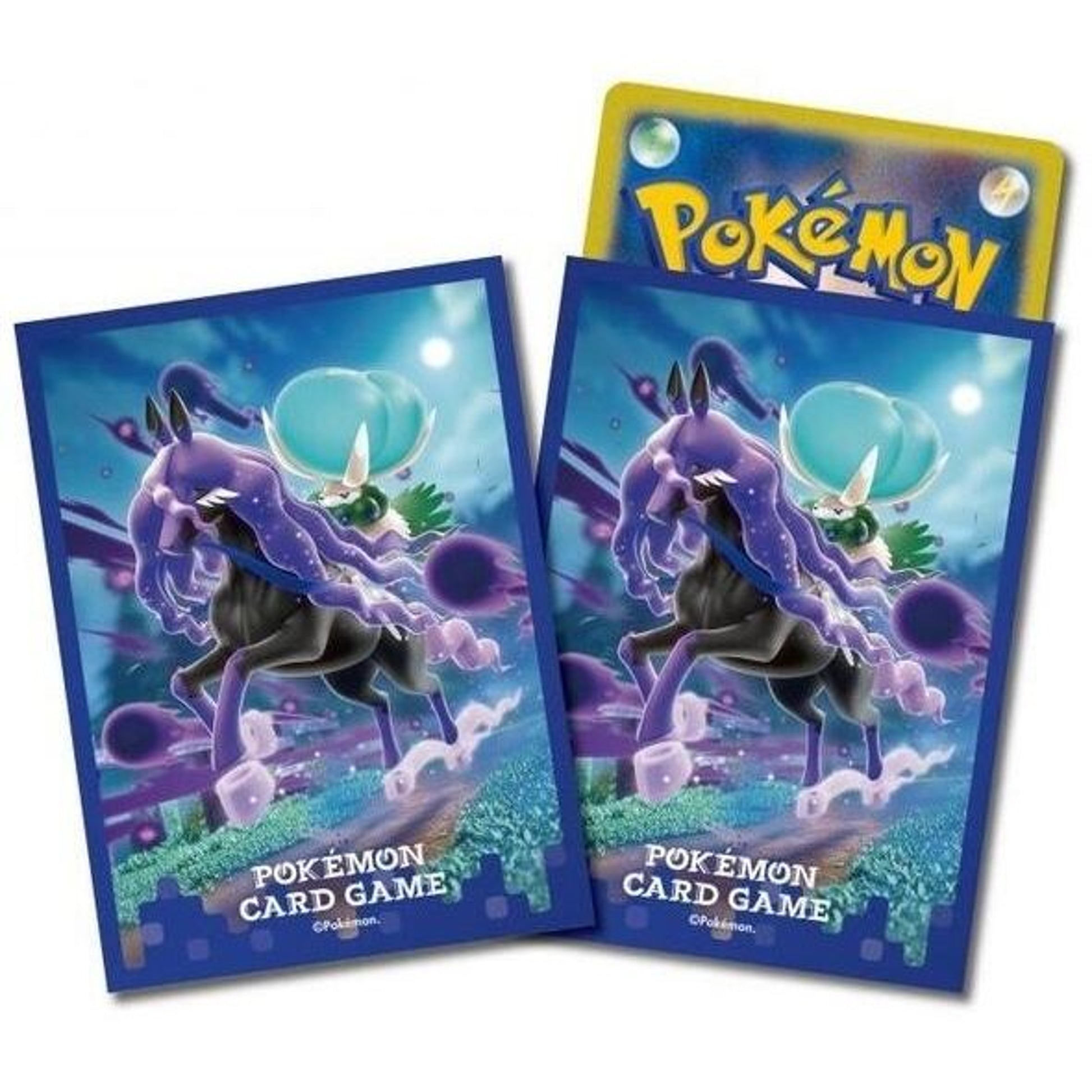 Image for Pokemon TCG: Pokemon Center Japan Exclusive Card Sleeves - Shadow Rider Calyrex (64-Pack) - Card Sleeves