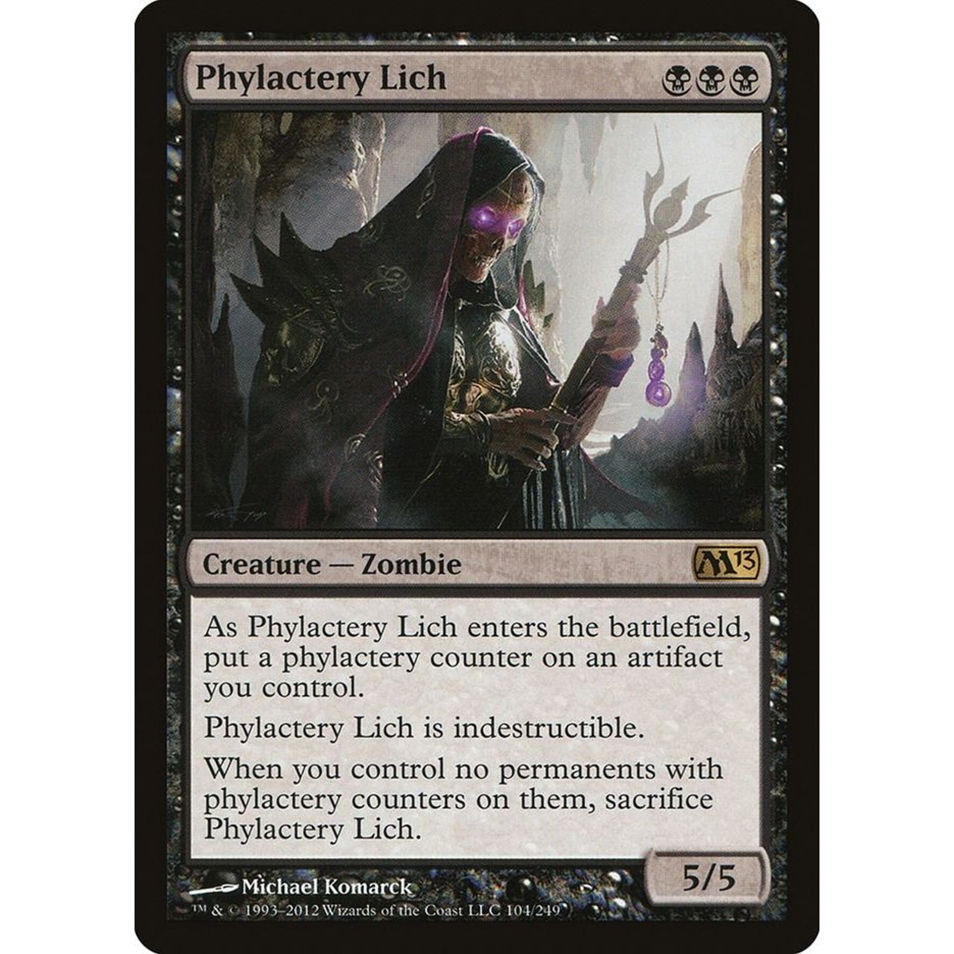 Image for Phylactery Lich (104) (M13) - Magic: The Gathering
