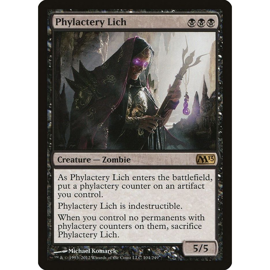 Image for Phylactery Lich (104) (M13) - Magic: The Gathering