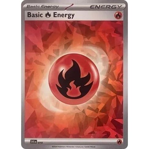 Image for Basic Fire Energy (Cracked Ice Holo) (010) (SCR) - Pokemon