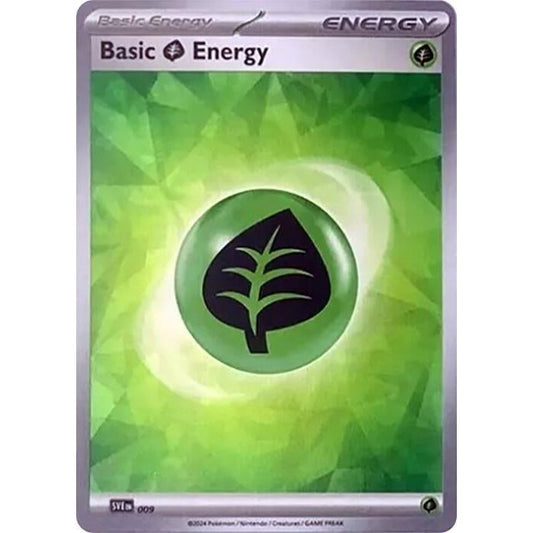 Image for Basic Grass Energy (Cracked Ice Holo) (009) (SCR) - Pokemon