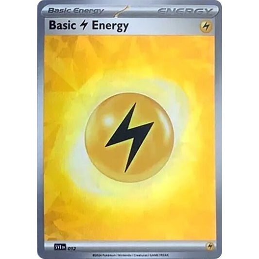 Image for Basic Lightning Energy (Cracked Ice Holo) (012) (SCR) - Pokemon