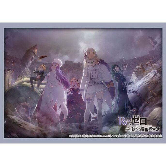 Image for Bushiroad Sleeve Collection HG Vol. 4464: Re:ZERO - Emilia & Felt & Crusch & Anastasia & Priscilla - Card Sleeves