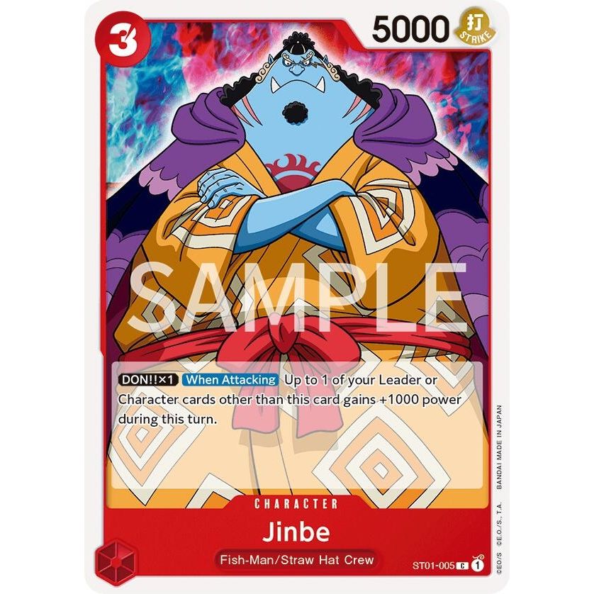 Image for Jinbe (ST01-005) (OPRP) - One Piece Card Game