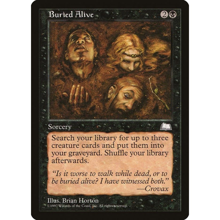Image for Buried Alive (WTH) - Magic: The Gathering
