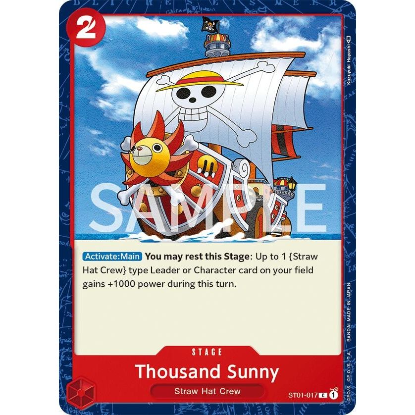 Image for Thousand Sunny (ST01-017) (OPRP) - One Piece Card Game