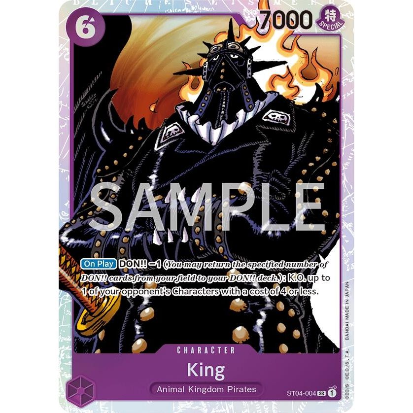 Image for King (ST04-004) (OPRP) - One Piece Card Game