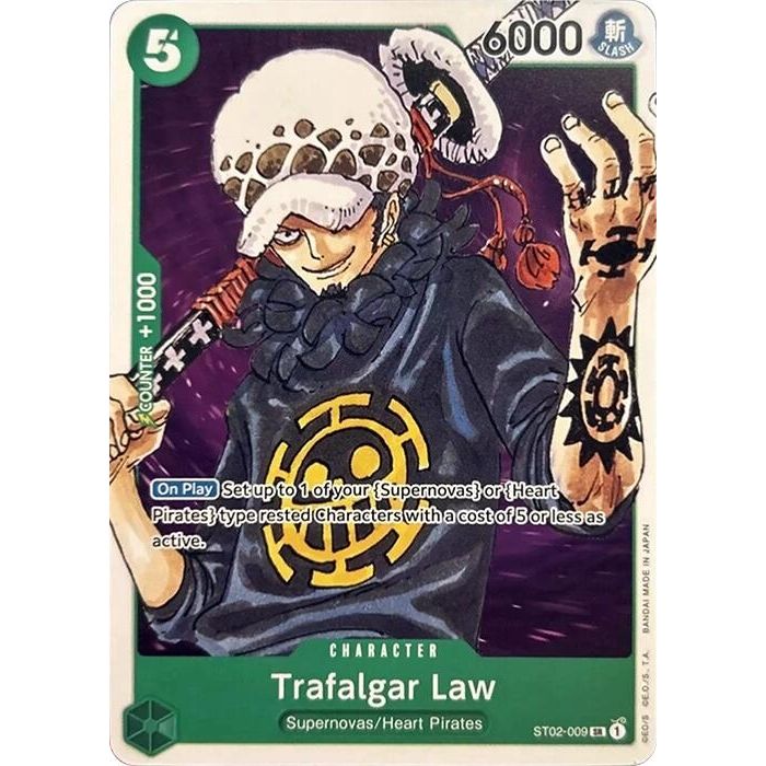 Image for Trafalgar Law (ST02-009) (OPRP) - One Piece Card Game