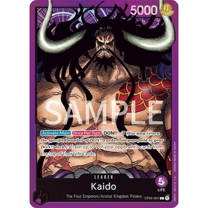 Image for Kaido (001) (ST04-001) (OPRP) - One Piece Card Game