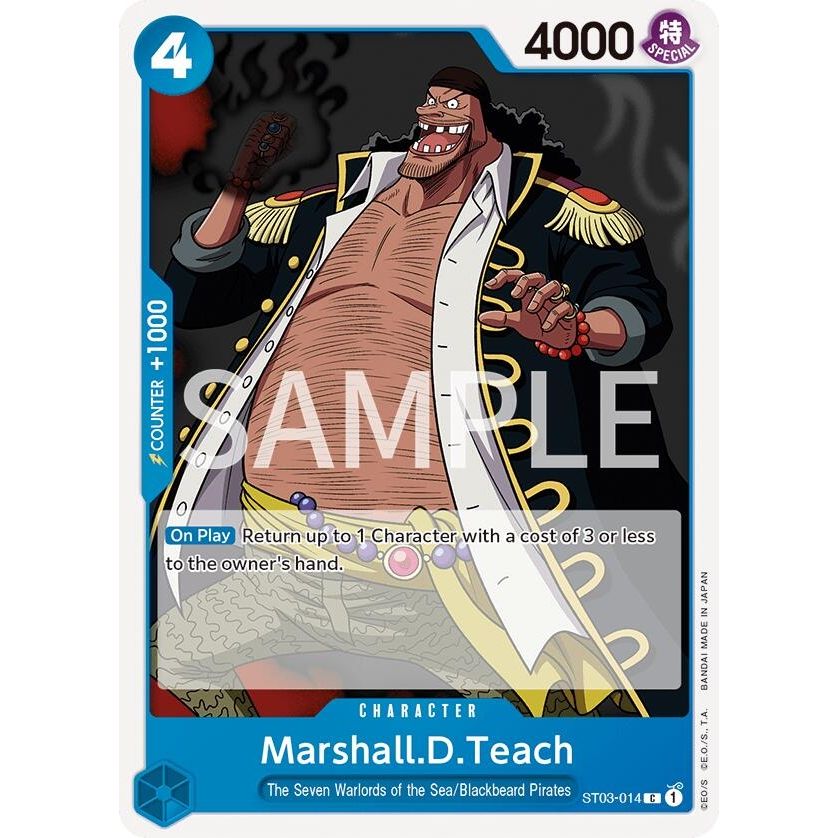 Image for Marshall.D.Teach (ST03-014) (OPRP) - One Piece Card Game