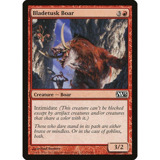 Image for Bladetusk Boar (121) (M13) - Magic: The Gathering