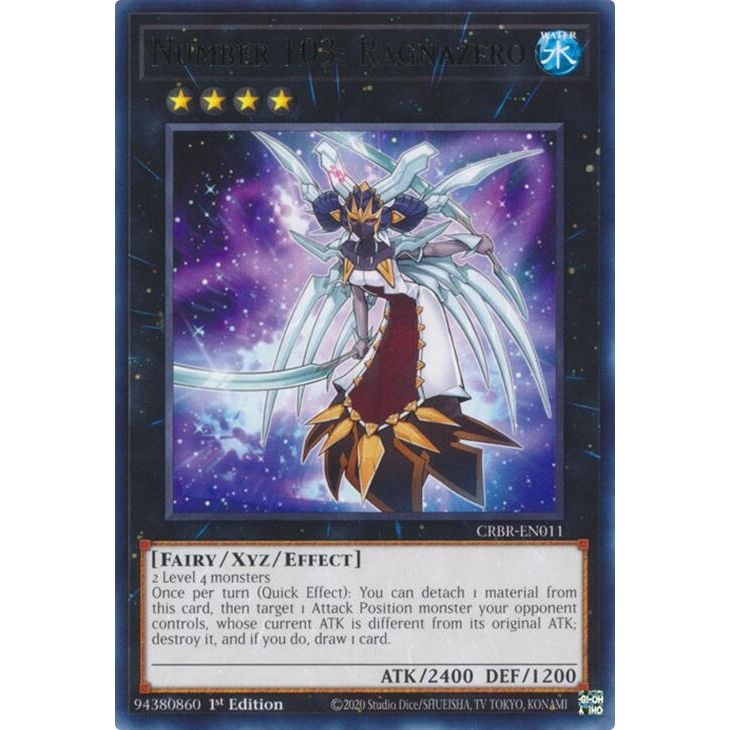 Image for Number 103: Ragnazero (CRBR-EN011) (CRBR) - YuGiOh