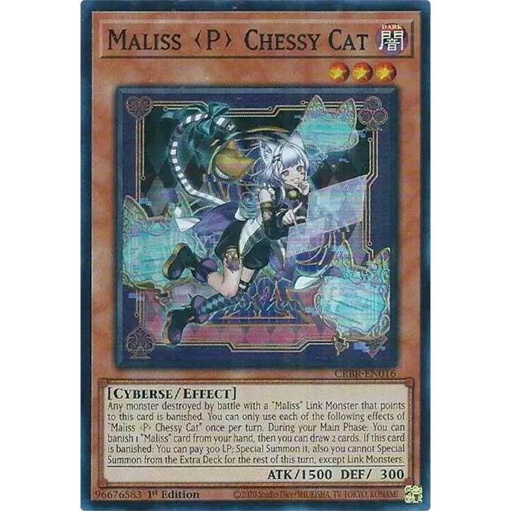 Image for Maliss P Chessy Cat (CRBR-EN016) (CRBR) - YuGiOh