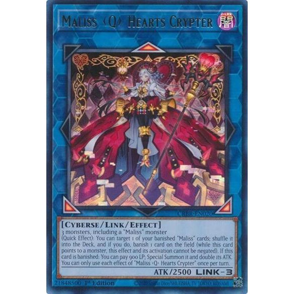 Image for Maliss Q Hearts Crypter (CRBR-EN020) (CRBR) - YuGiOh