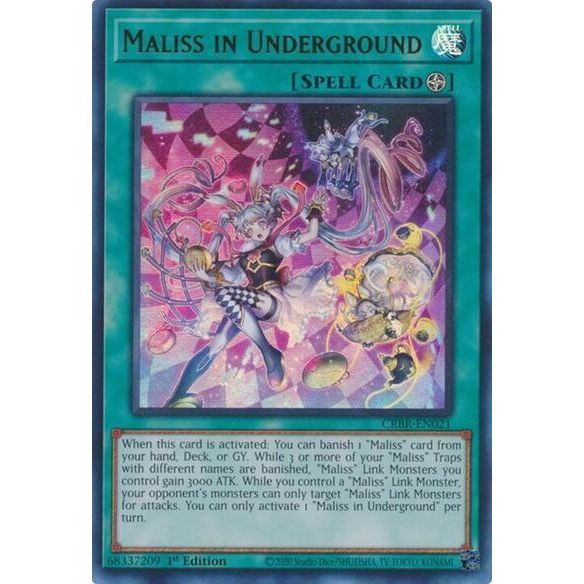 Image for Maliss in Underground (CRBR-EN021) (CRBR) - YuGiOh