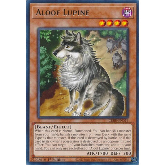 Image for Aloof Lupine (CRBR-EN026) (CRBR) - YuGiOh
