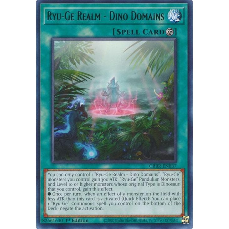 Image for Ryu-Ge Realm - Dino Domains (CRBR-EN037) (CRBR) - YuGiOh