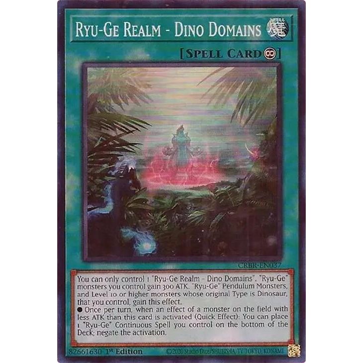 Image for Ryu-Ge Realm - Dino Domains (SR) (CRBR-EN037) (CRBR) - YuGiOh