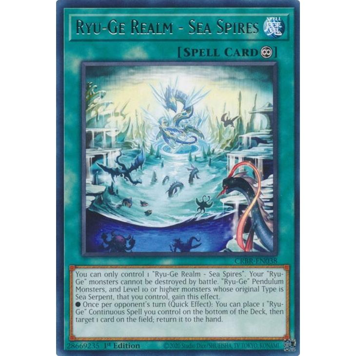 Image for Ryu-Ge Realm - Sea Spires (CRBR-EN038) (CRBR) - YuGiOh