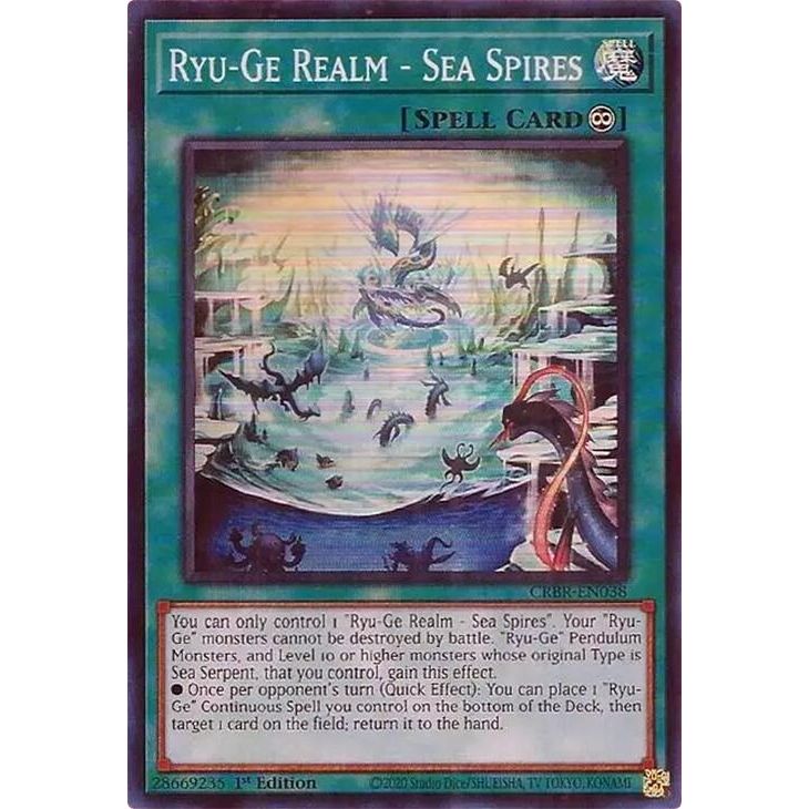 Image for Ryu-Ge Realm - Sea Spires (SR) (CRBR-EN038) (CRBR) - YuGiOh