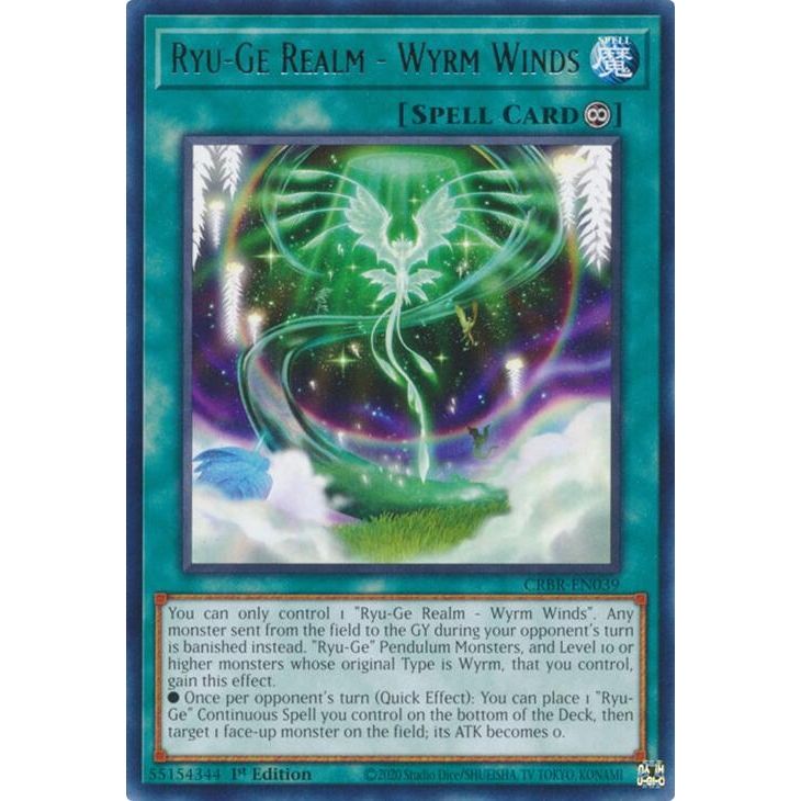 Image for Ryu-Ge Realm - Wyrm Winds (CRBR-EN039) (CRBR) - YuGiOh