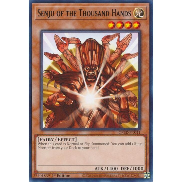 Image for Senju of the Thousand Hands (CRBR-EN041) (CRBR) - YuGiOh