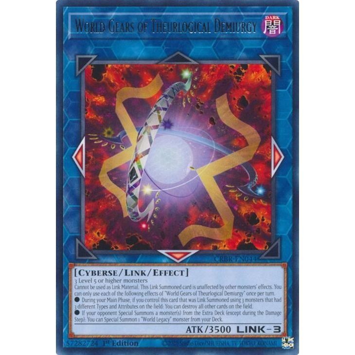 Image for World Gears of Theurlogical Demiurgy (CRBR-EN044) (CRBR) - YuGiOh