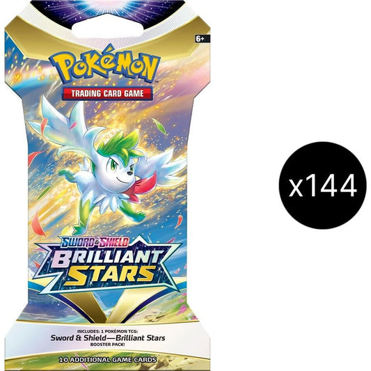 Image for Brilliant Stars Sleeved Booster Pack Case - Pokemon