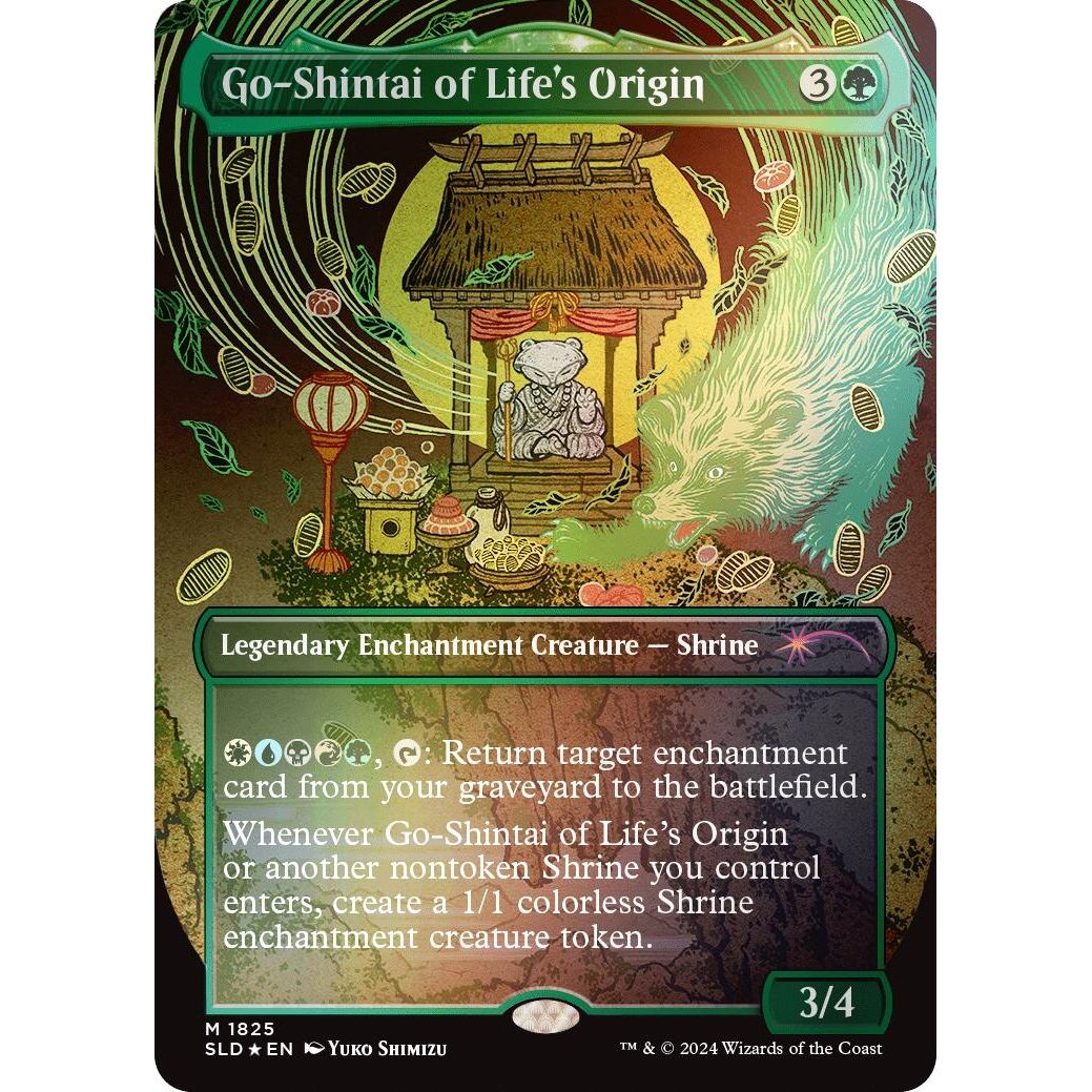 Image for Go-Shintai of Life's Origin (Rainbow Foil) (1825) (SLD) - Magic: The Gathering