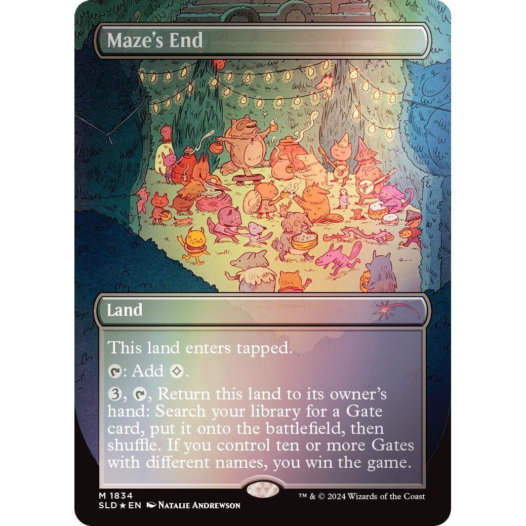 Image for Maze's End (Rainbow Foil) (1834) (SLD) - Magic: The Gathering