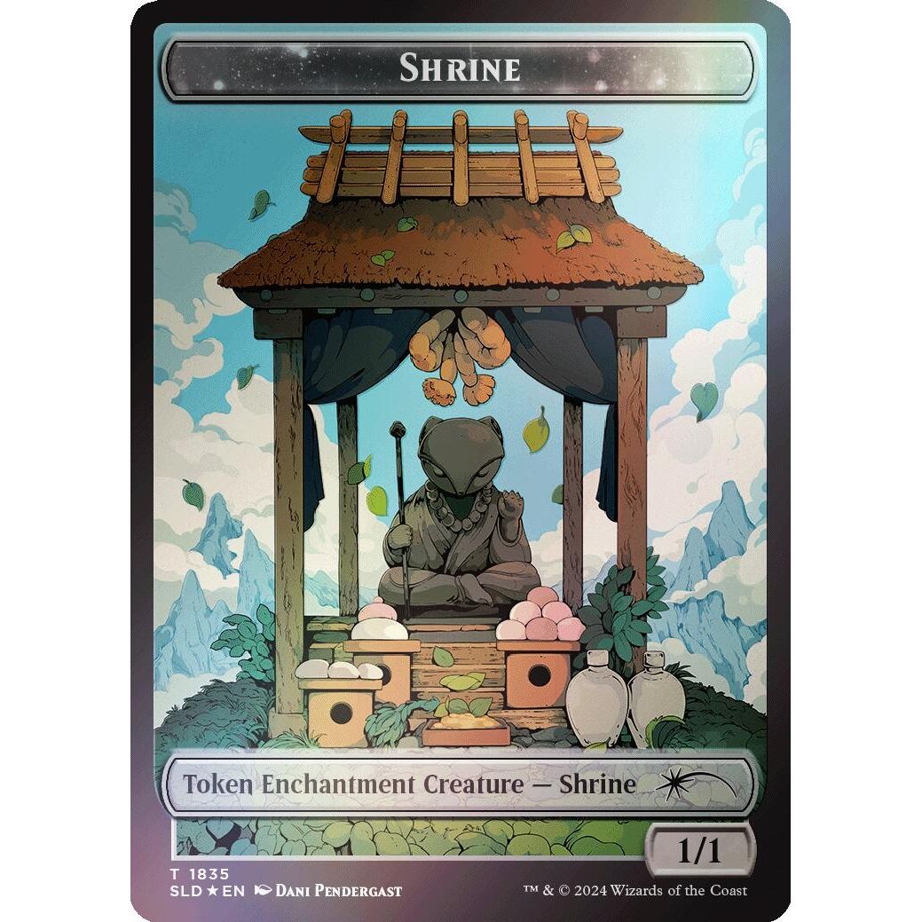 Image for Shrine Token (Rainbow Foil) (1835) (SLD) - Magic: The Gathering