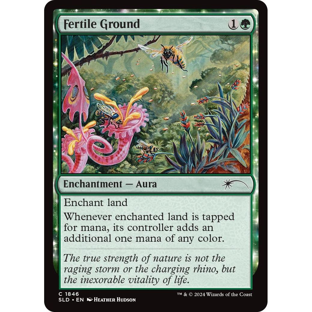 Image for Fertile Ground (1846) (SLD) - Magic: The Gathering