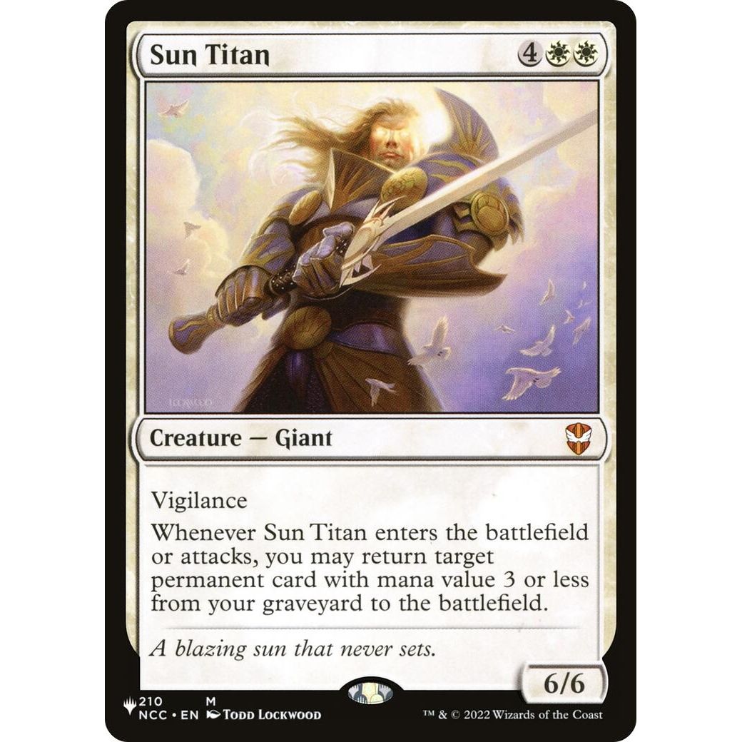 Image for Sun Titan (NCC) (210/093) (LIST) - Magic: The Gathering