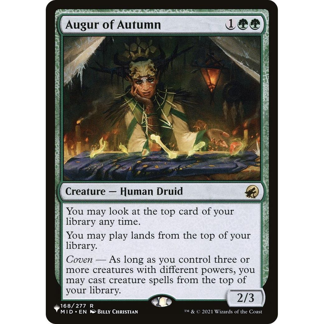 Image for Augur of Autumn (168/277) (LIST) - Magic: The Gathering