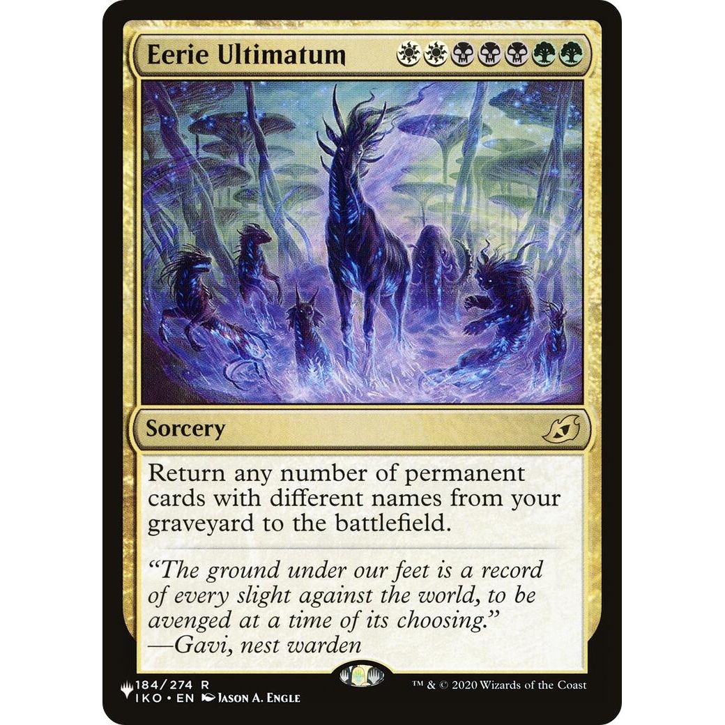 Image for Eerie Ultimatum (184/274) (LIST) - Magic: The Gathering