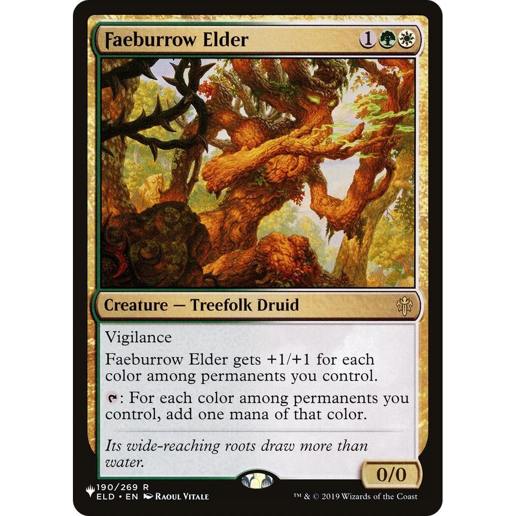 Image for Faeburrow Elder (190/269) (LIST) - Magic: The Gathering