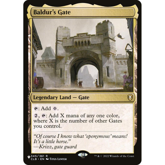 Image for Baldur's Gate (345/361) (LIST) - Magic: The Gathering
