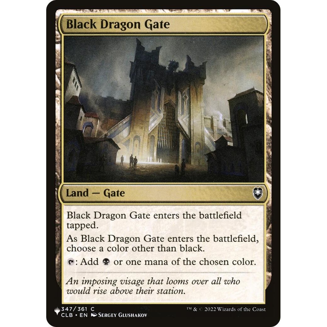 Image for Black Dragon Gate (347/361) (LIST) - Magic: The Gathering