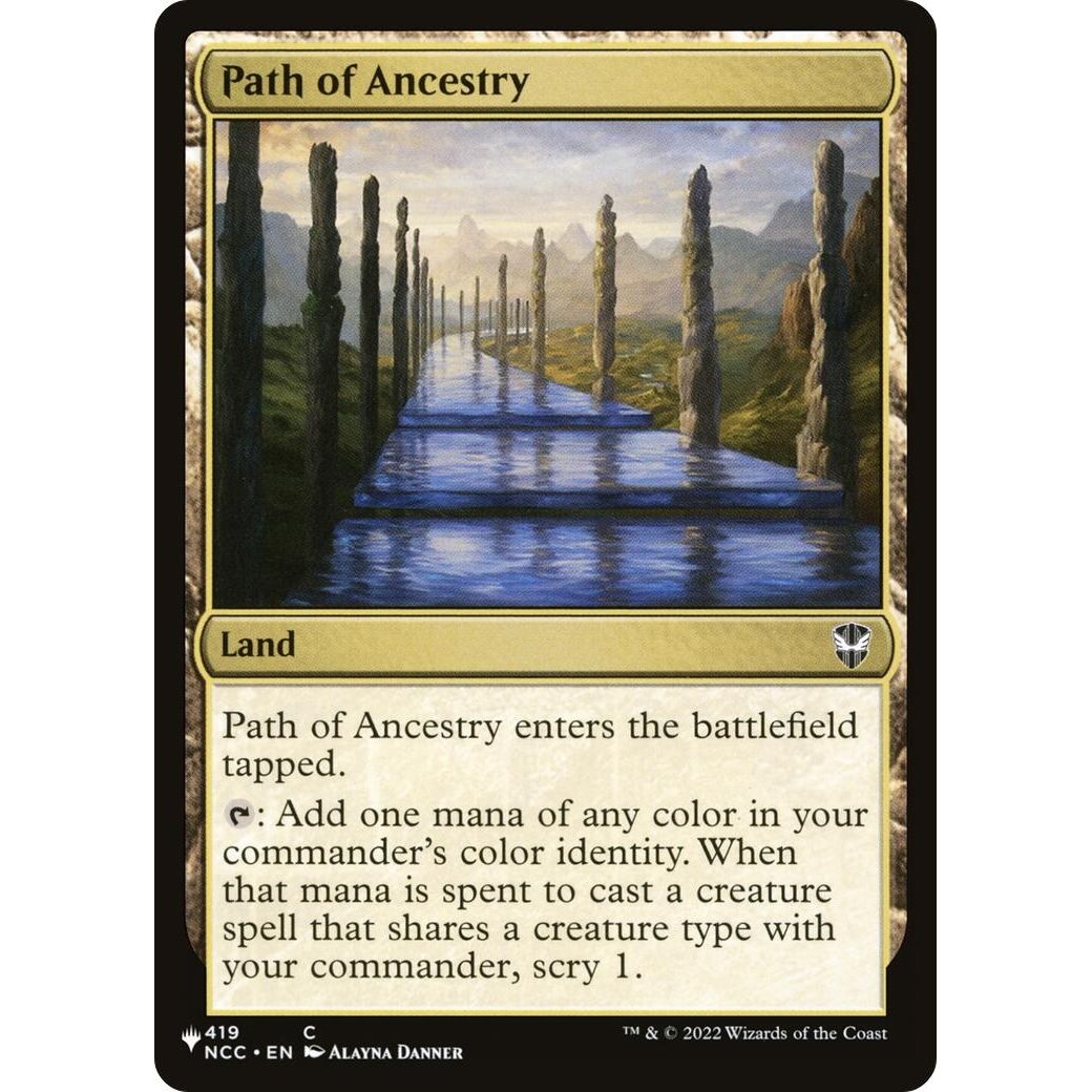 Image for Path of Ancestry (NCC) (419/093) (LIST) - Magic: The Gathering