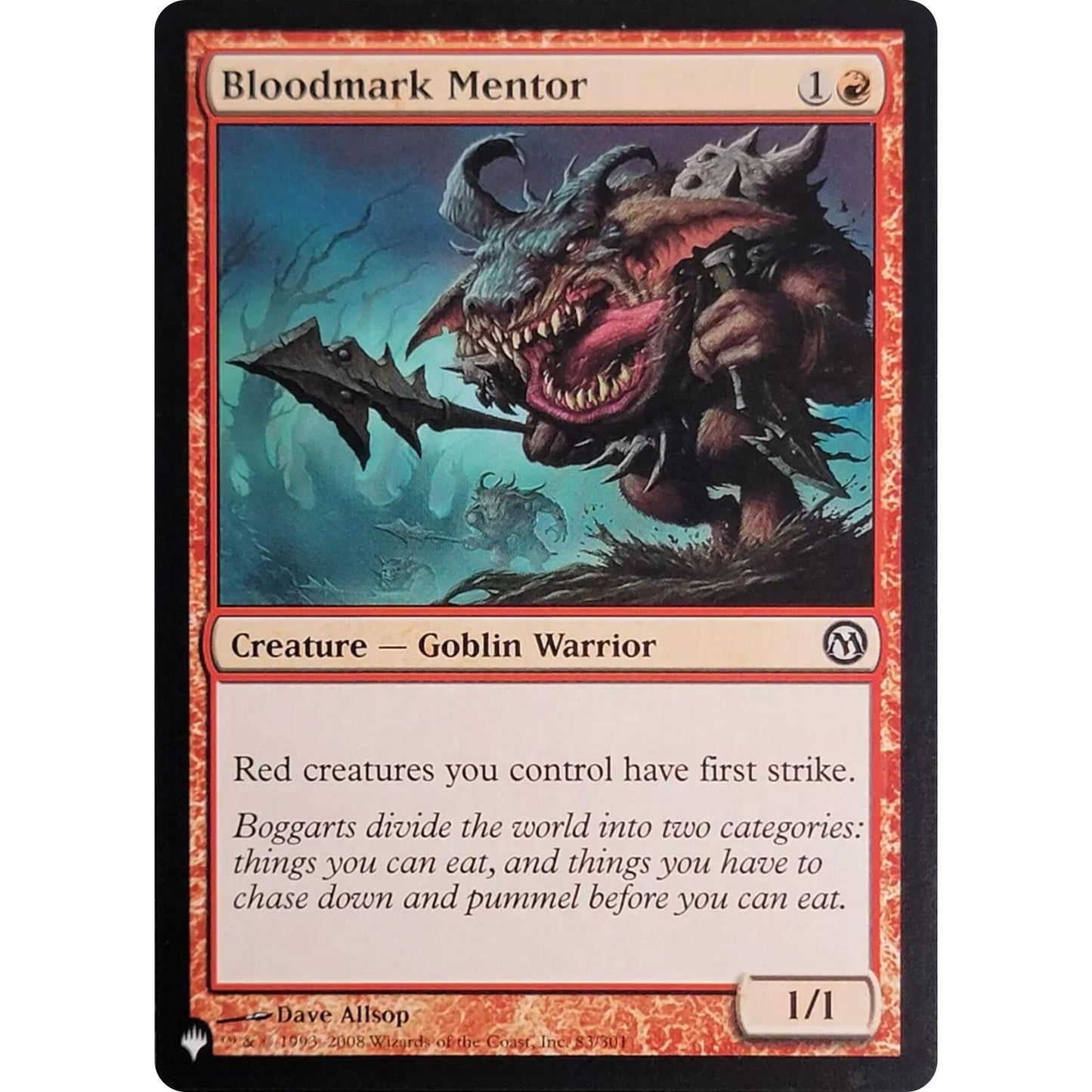Image for Bloodmark Mentor (83) (83/301) (LIST) - Magic: The Gathering