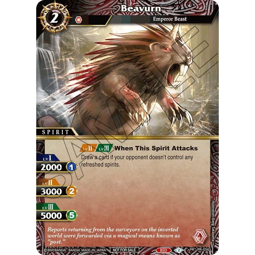 Image for Beavurn (Store Tournament & Sealed Deck Pack Vol.2) (PR-056) (LEP) - Battle Spirits Saga