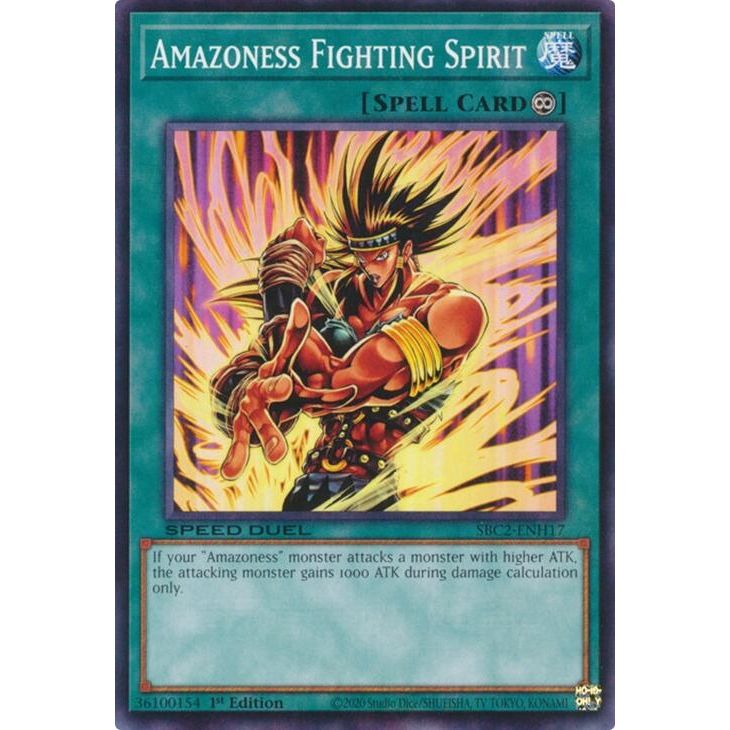 Image for Amazoness Fighting Spirit (SBC2-ENH17) (SBC2) - YuGiOh
