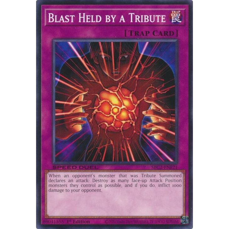 Image for Blast Held by a Tribute (SBC2-ENF21) (SBC2) - YuGiOh